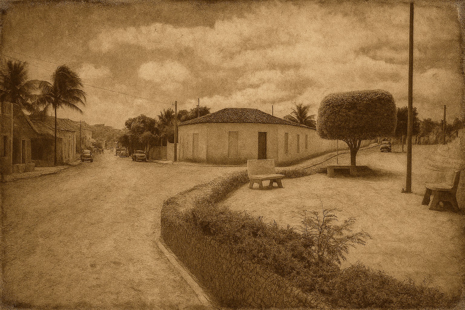 Casa dos pais, em Tacaratu.